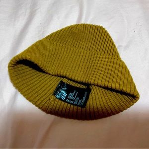 Mustard Ribbed Beanie